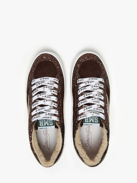 Sneakers Noubar Uit Leder Semerdjian Bruin accessoires NOUBAR ander zicht 3